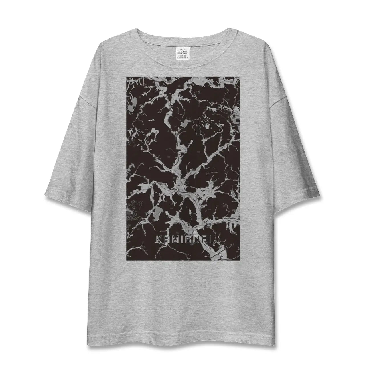 【上郡(兵庫県)】地図柄ビッグシルエットTシャツ