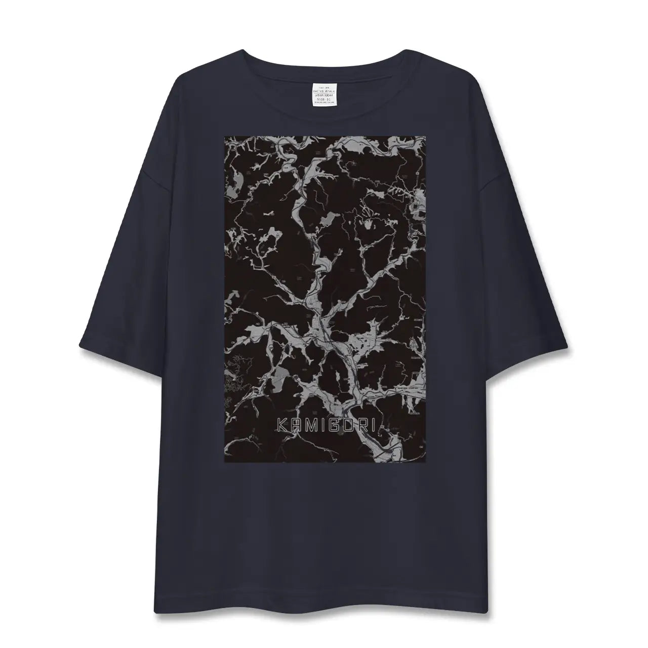 【上郡(兵庫県)】地図柄ビッグシルエットTシャツ