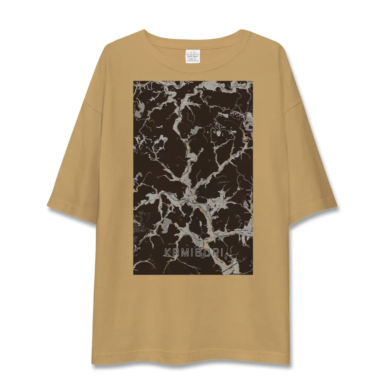 【上郡(兵庫県)】地図柄ビッグシルエットTシャツ