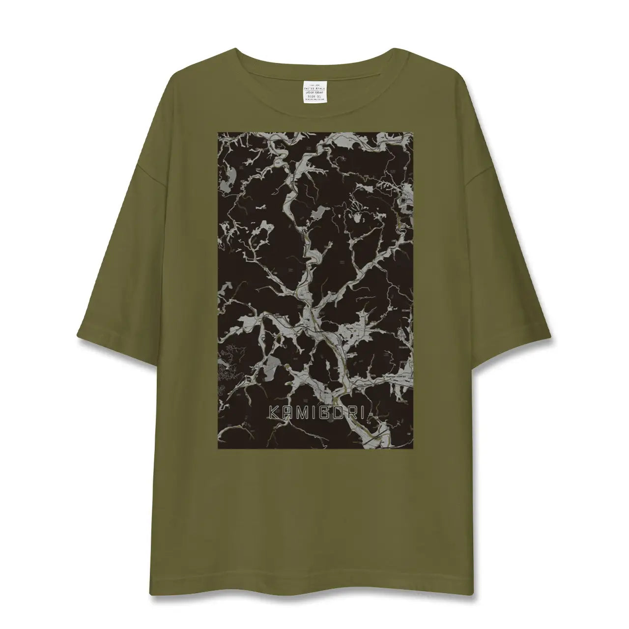 【上郡(兵庫県)】地図柄ビッグシルエットTシャツ