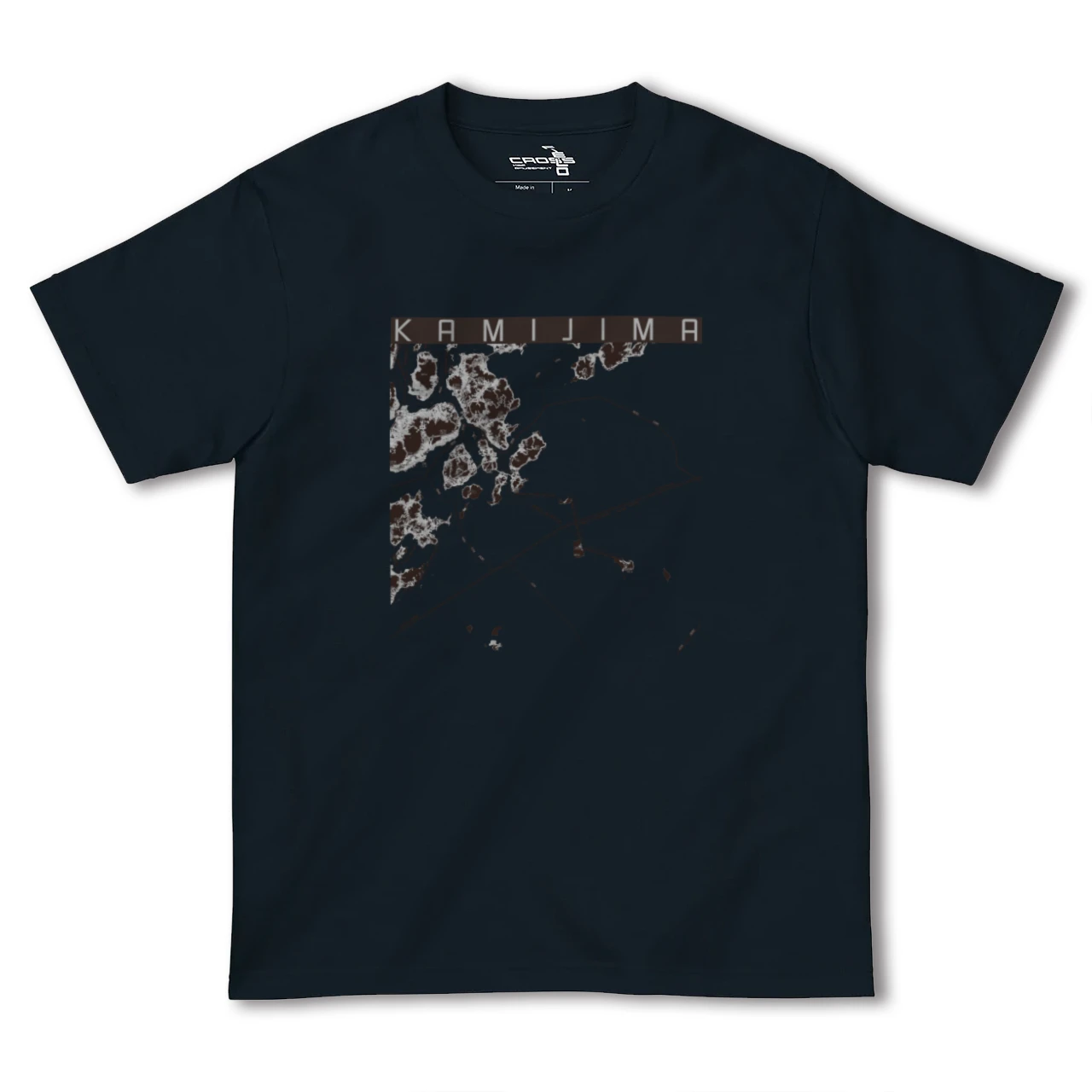 【上島(愛媛県)】地図柄ヘビーウェイトTシャツ