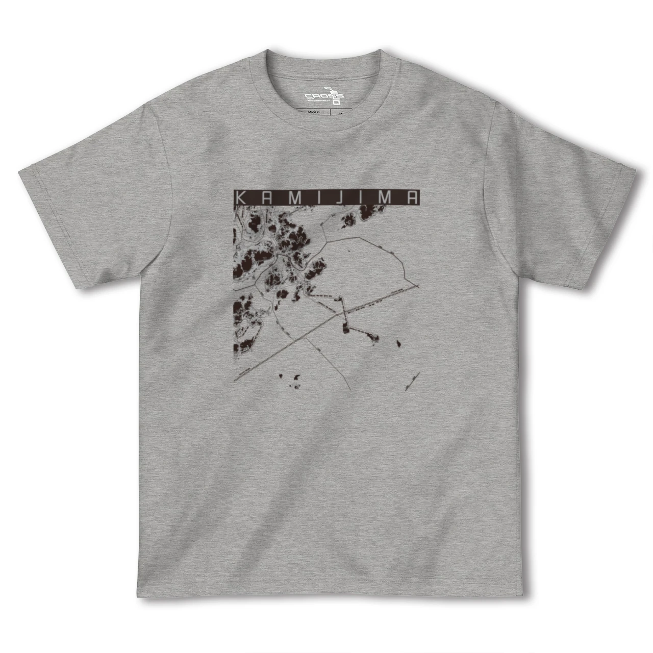 【上島(愛媛県)】地図柄ヘビーウェイトTシャツ