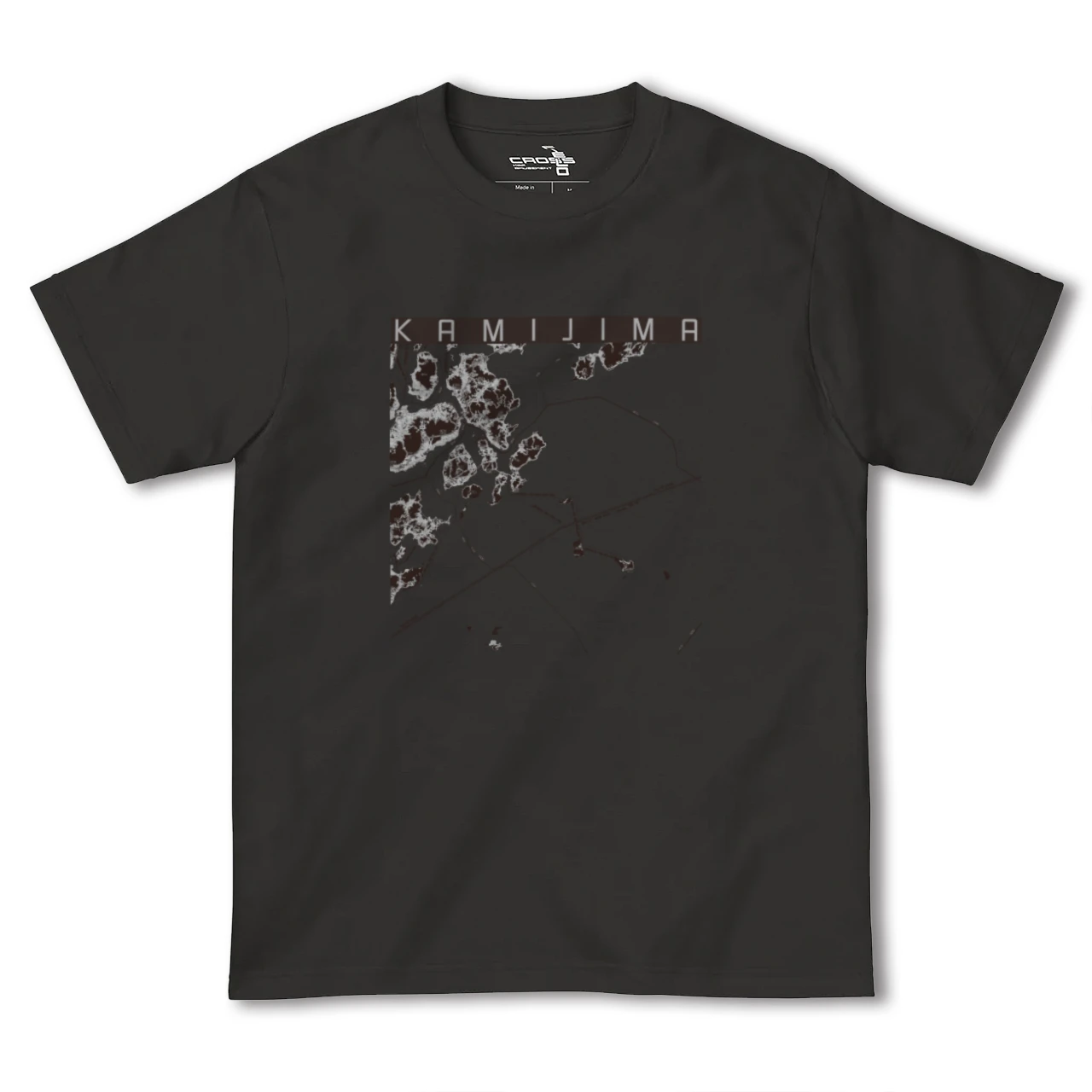【上島(愛媛県)】地図柄ヘビーウェイトTシャツ