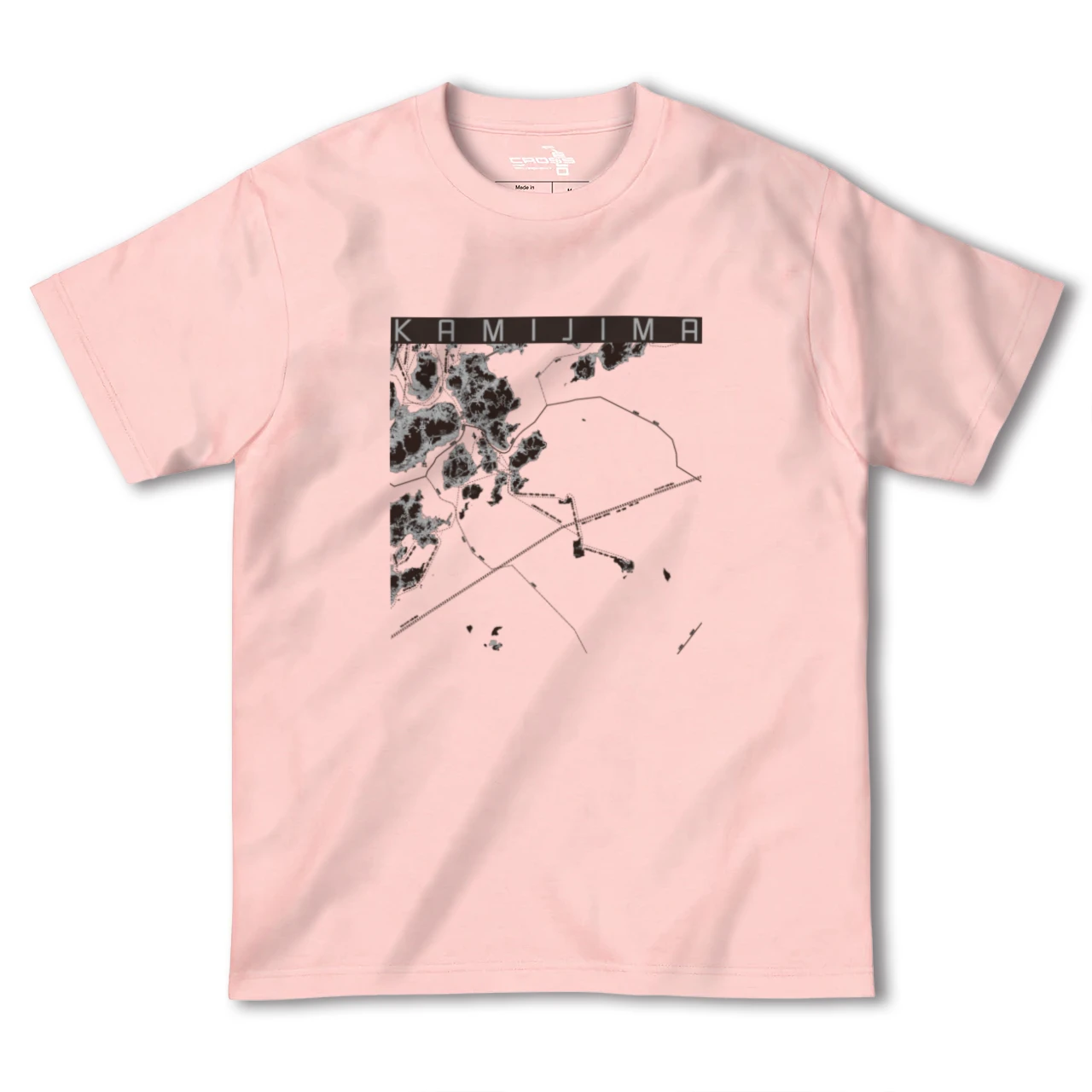 【上島(愛媛県)】地図柄ヘビーウェイトTシャツ
