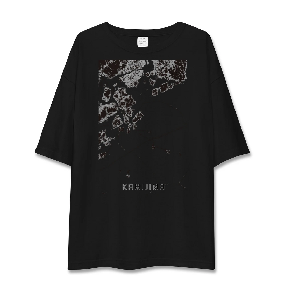 【上島(愛媛県)】地図柄ビッグシルエットTシャツ