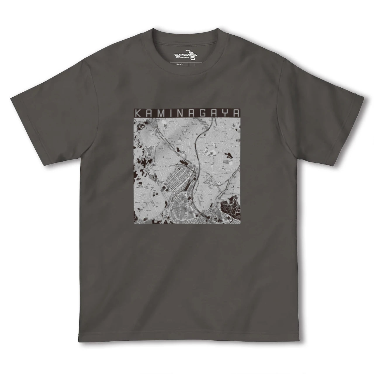 【上永谷(神奈川県)】地図柄ヘビーウェイトTシャツ