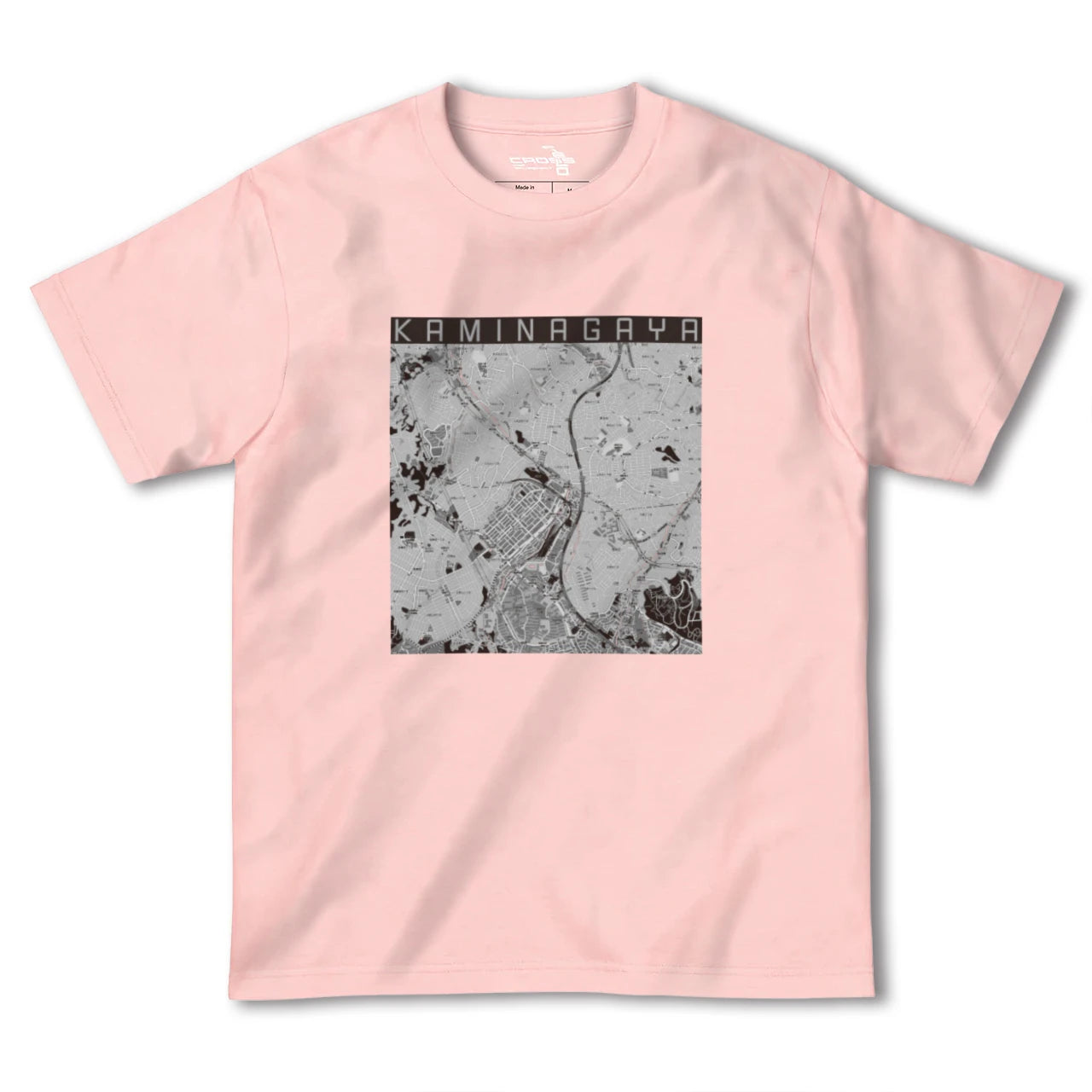 【上永谷(神奈川県)】地図柄ヘビーウェイトTシャツ
