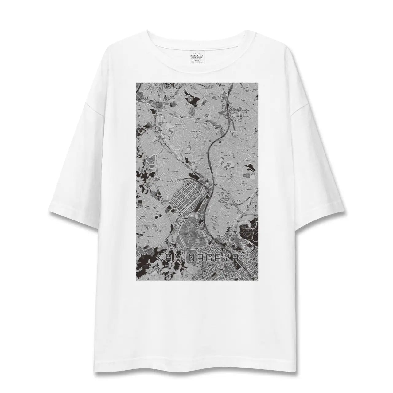【上永谷(神奈川県)】地図柄ビッグシルエットTシャツ
