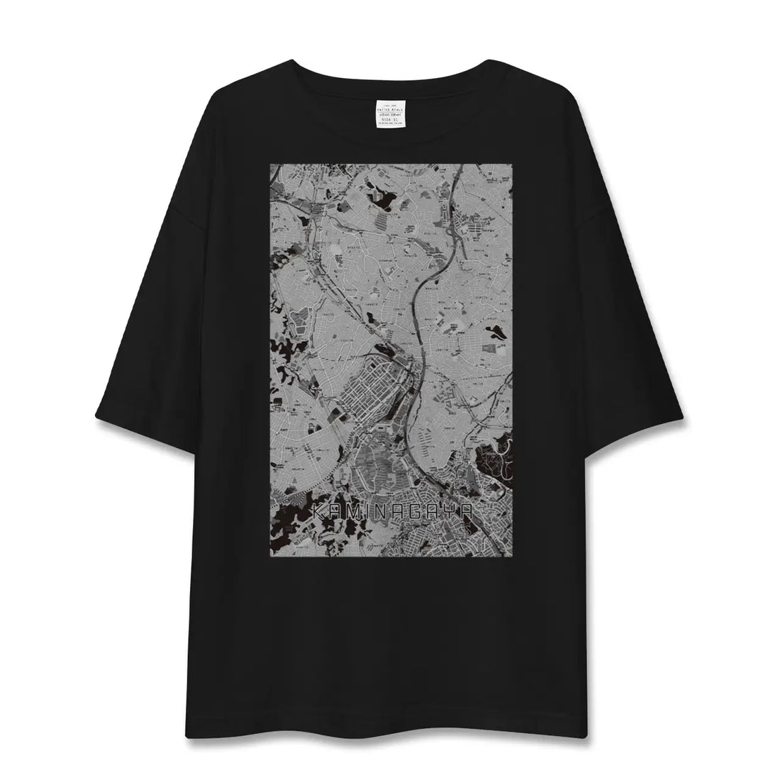 【上永谷(神奈川県)】地図柄ビッグシルエットTシャツ