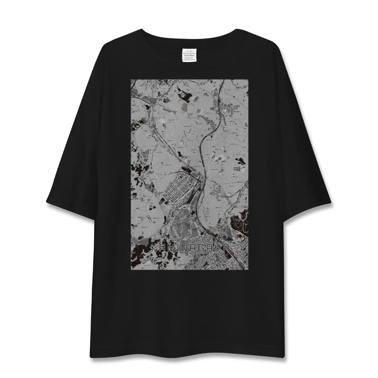 【上永谷(神奈川県)】地図柄ビッグシルエットTシャツ