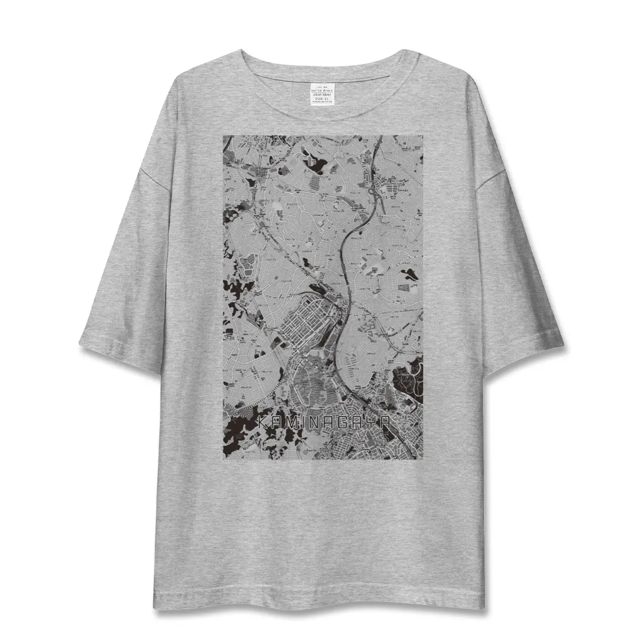 【上永谷(神奈川県)】地図柄ビッグシルエットTシャツ