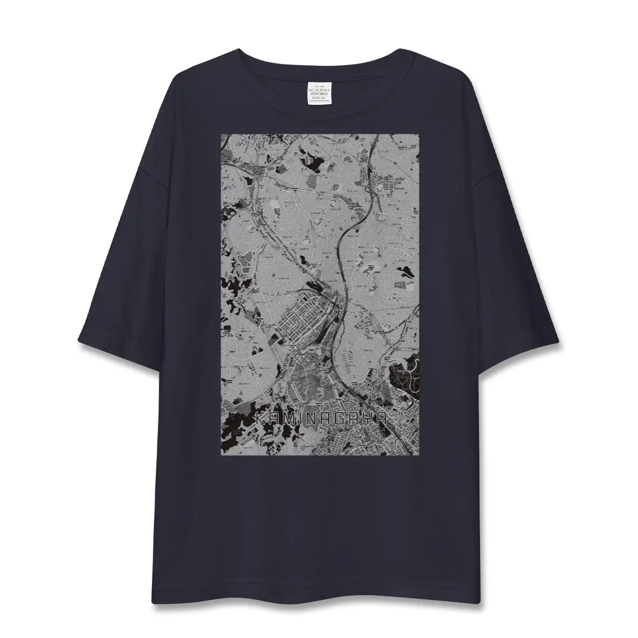 【上永谷(神奈川県)】地図柄ビッグシルエットTシャツ