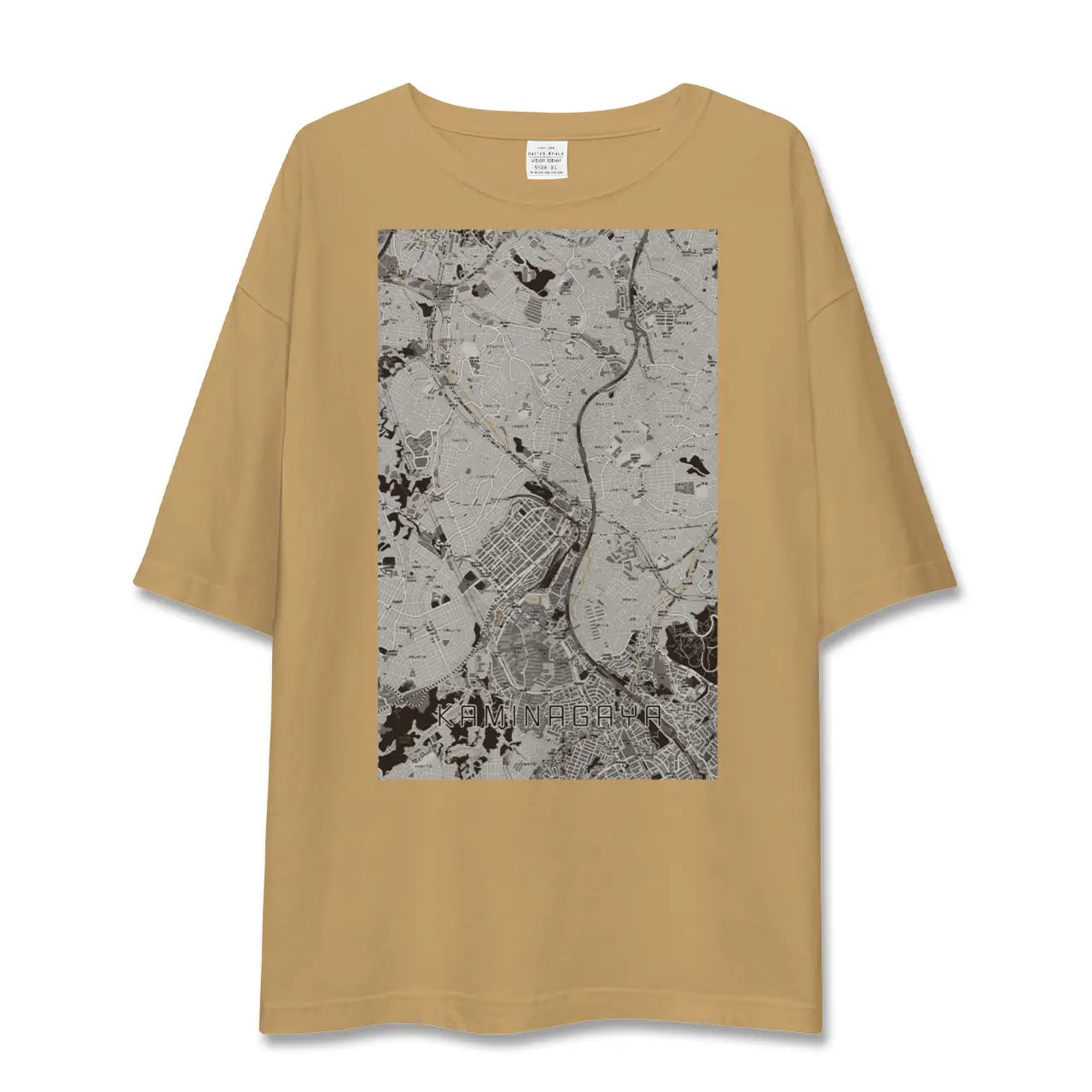 【上永谷(神奈川県)】地図柄ビッグシルエットTシャツ