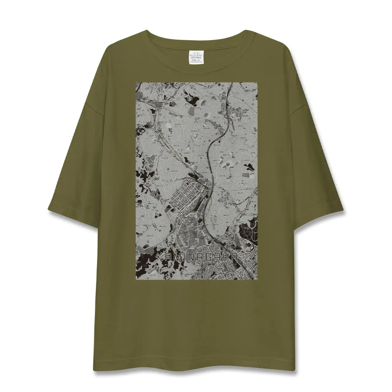 【上永谷(神奈川県)】地図柄ビッグシルエットTシャツ