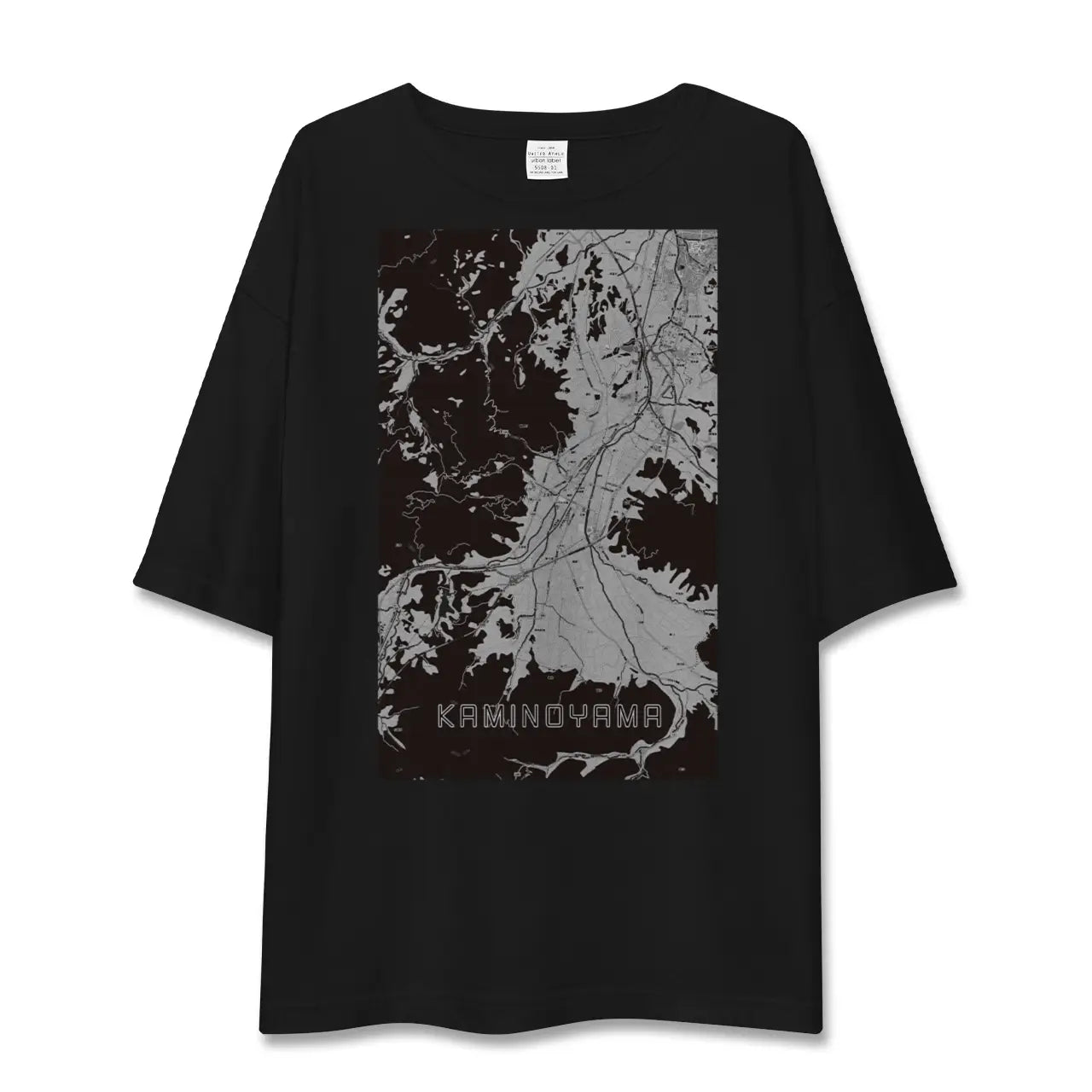 【上山(山形県)】地図柄ビッグシルエットTシャツ