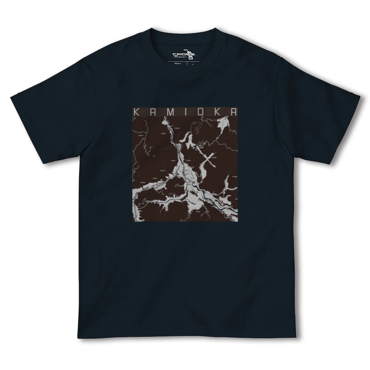 【神岡(岐阜県)】地図柄ヘビーウェイトTシャツ