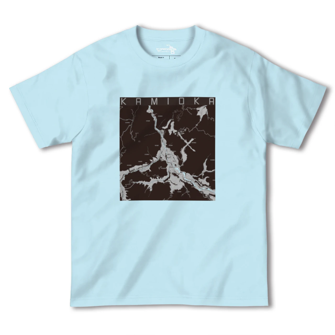 【神岡(岐阜県)】地図柄ヘビーウェイトTシャツ