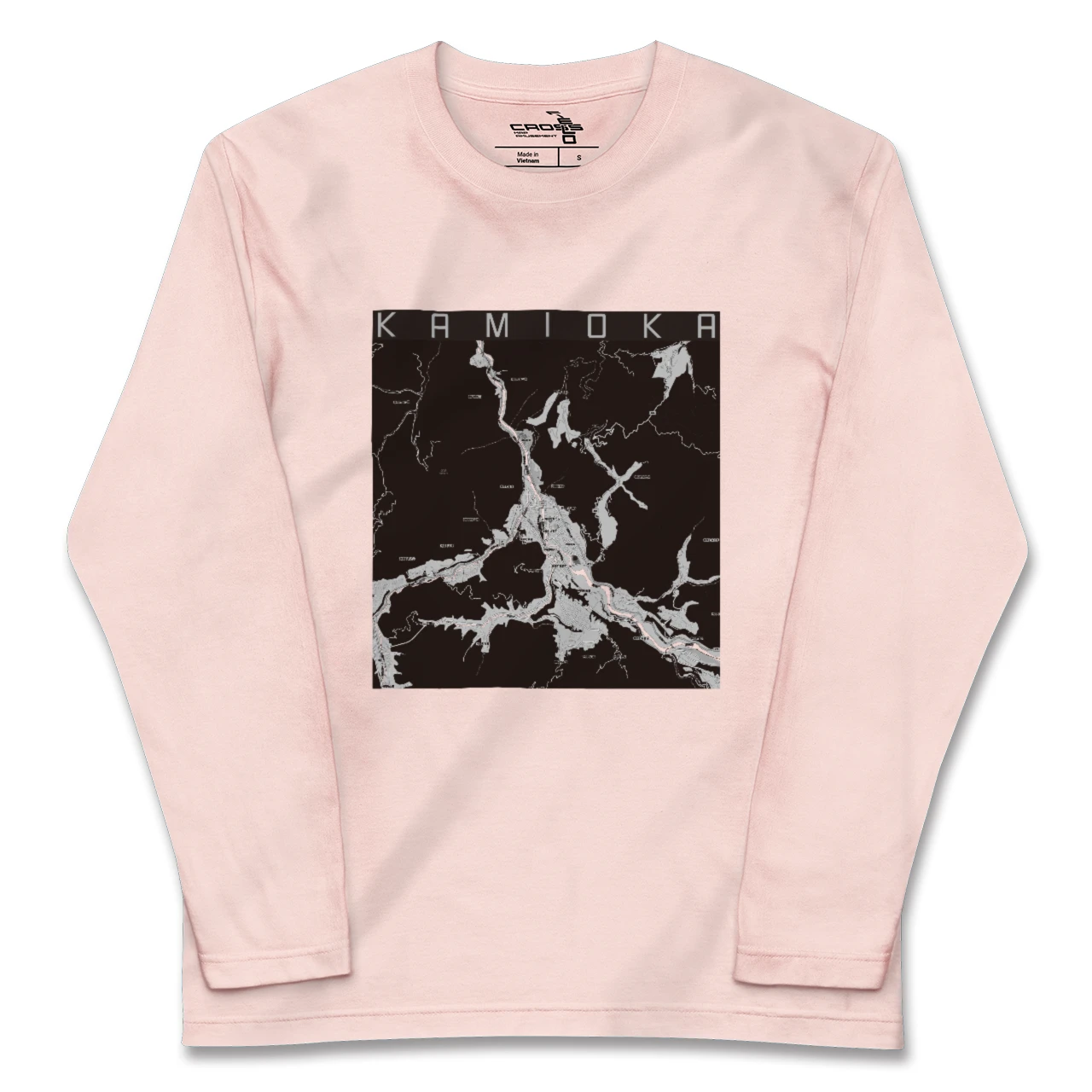 【神岡(岐阜県)】地図柄ロングスリーブTシャツ