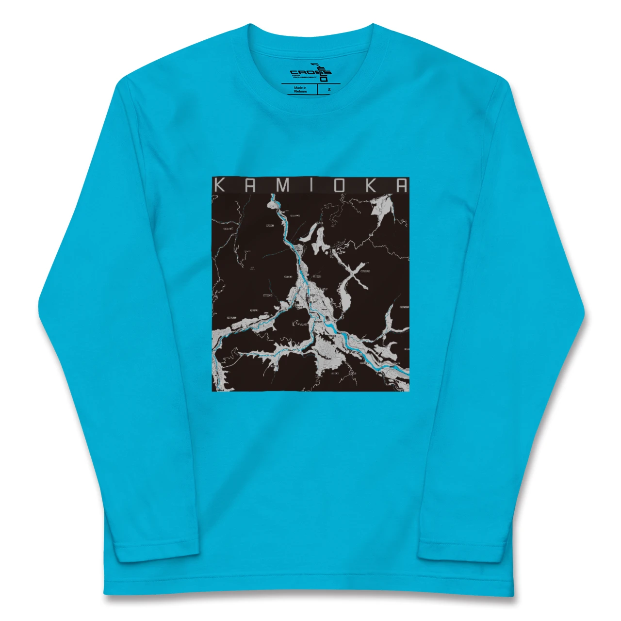 【神岡(岐阜県)】地図柄ロングスリーブTシャツ