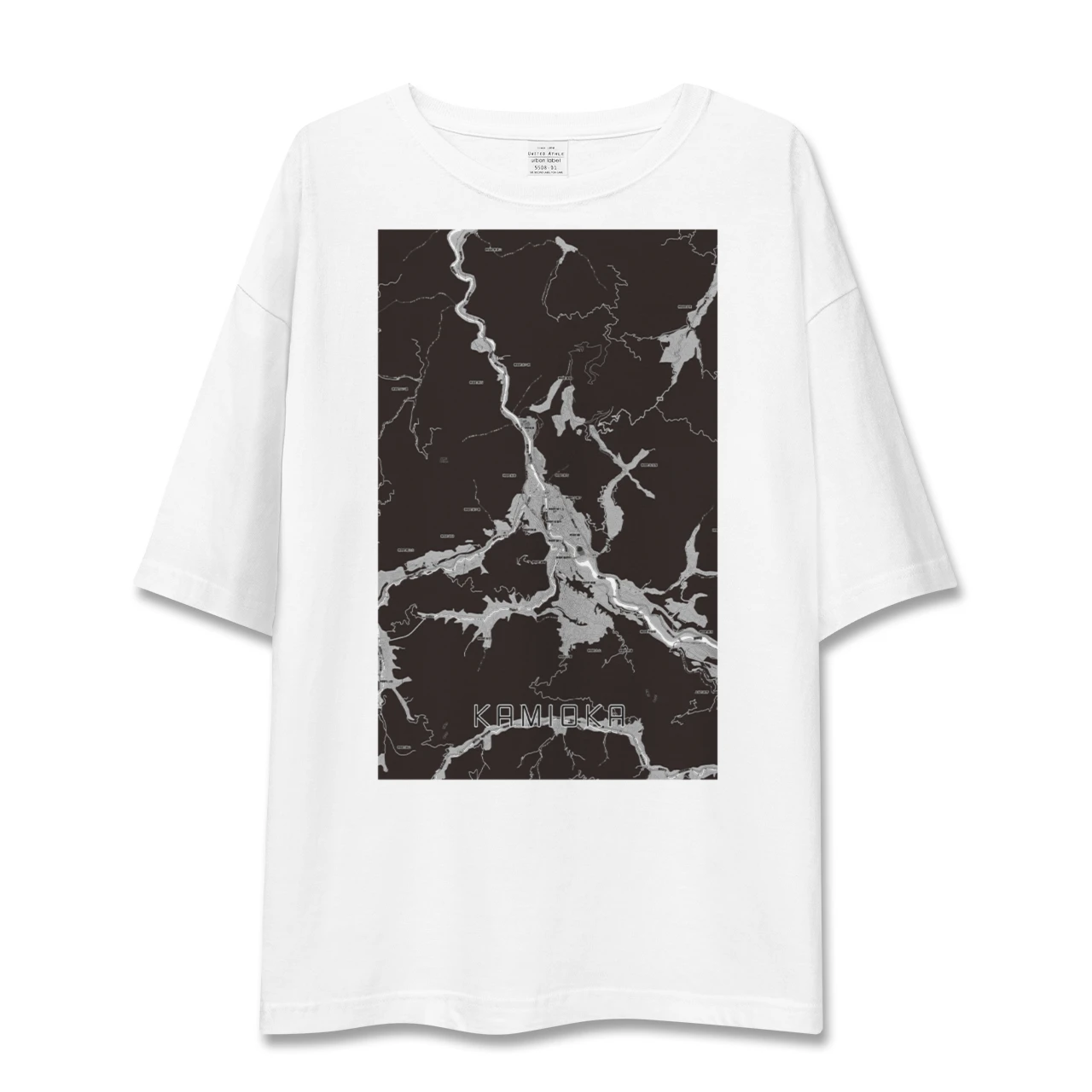 【神岡(岐阜県)】地図柄ビッグシルエットTシャツ