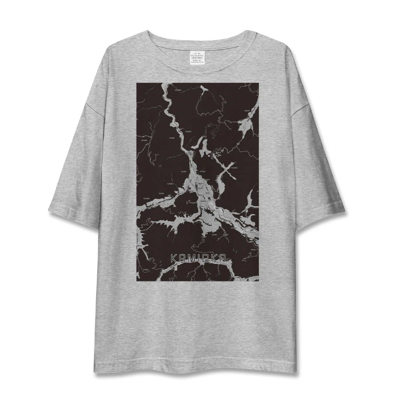 【神岡(岐阜県)】地図柄ビッグシルエットTシャツ