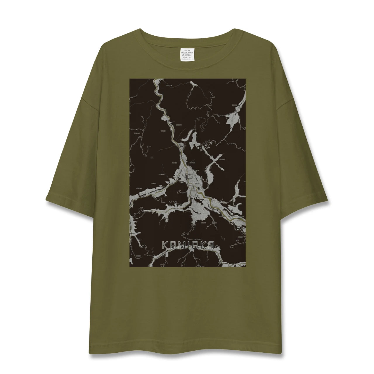 【神岡(岐阜県)】地図柄ビッグシルエットTシャツ