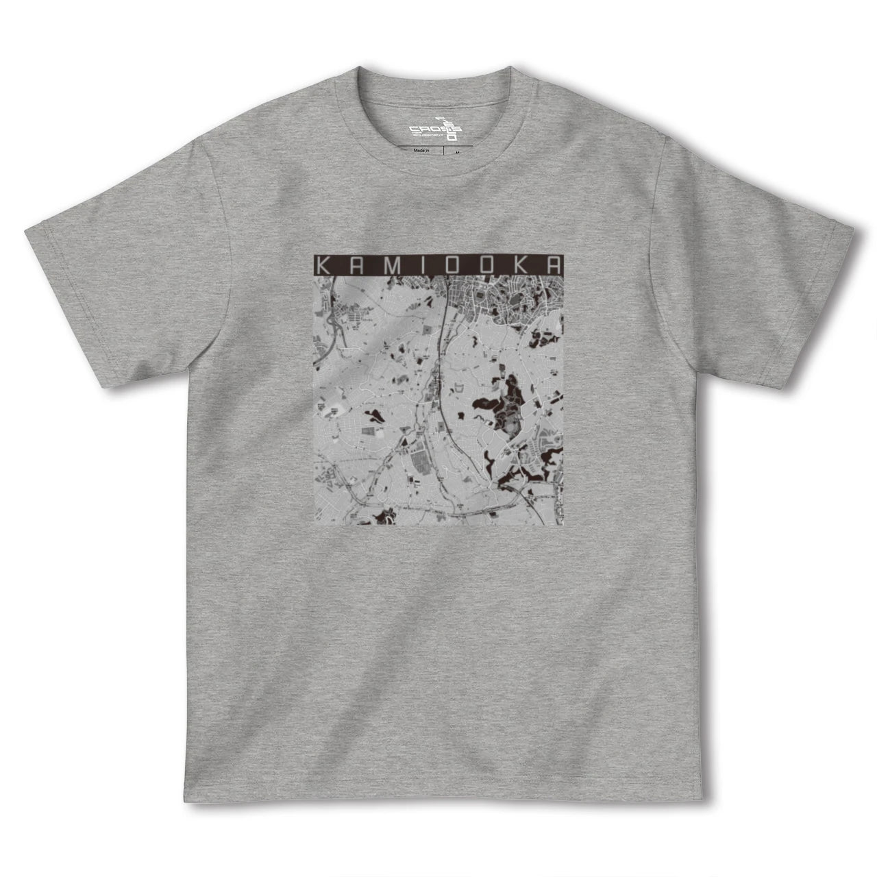 【上大岡(神奈川県)】地図柄ヘビーウェイトTシャツ