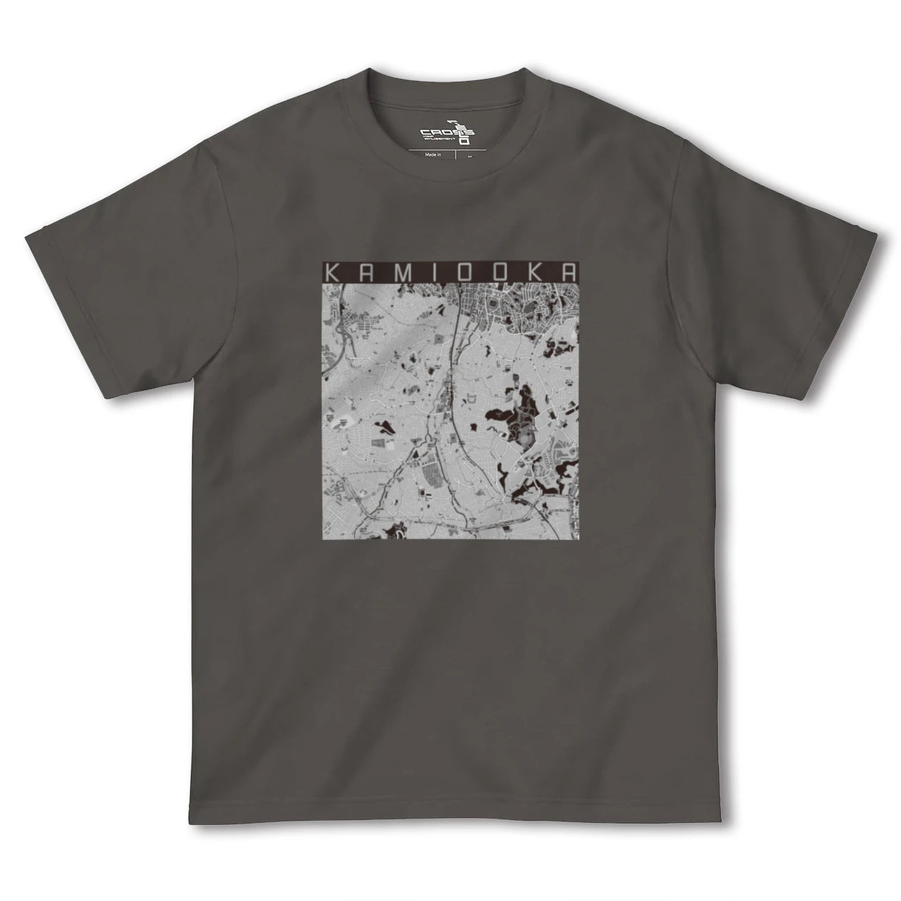 【上大岡(神奈川県)】地図柄ヘビーウェイトTシャツ