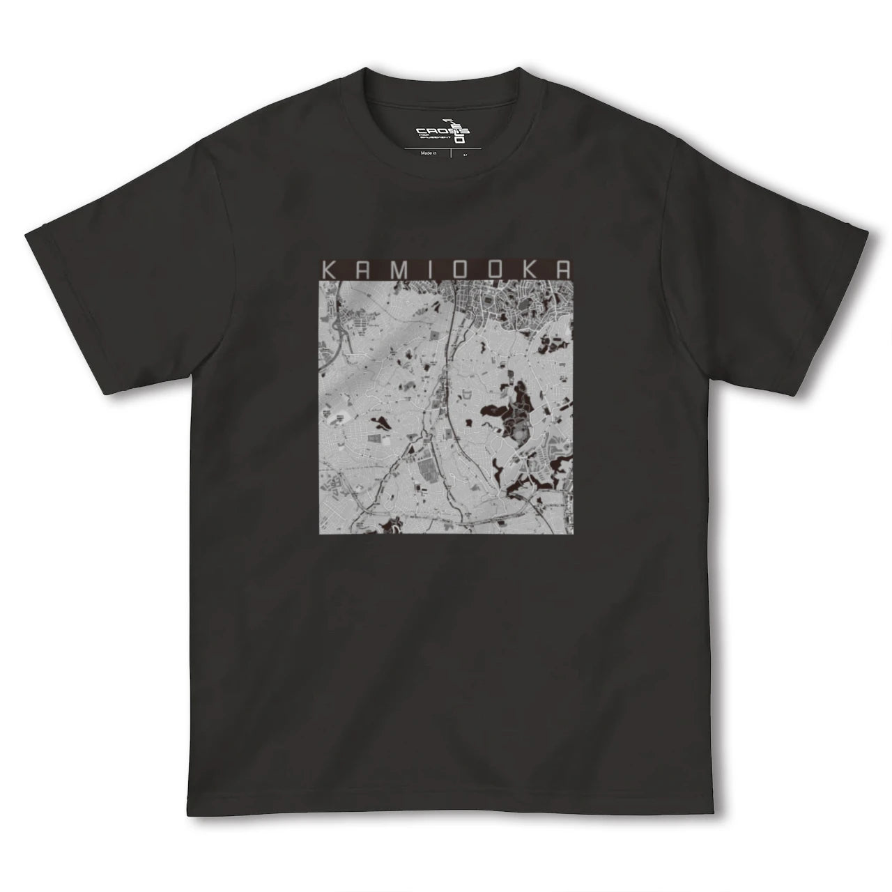【上大岡(神奈川県)】地図柄ヘビーウェイトTシャツ
