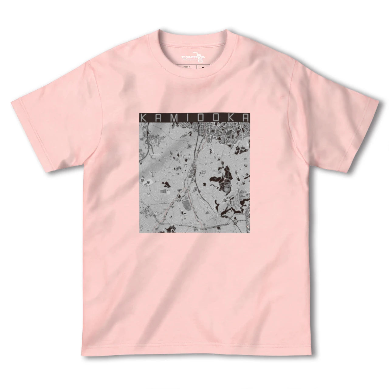 【上大岡(神奈川県)】地図柄ヘビーウェイトTシャツ