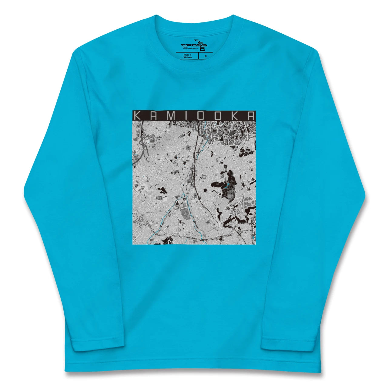 【上大岡(神奈川県)】地図柄ロングスリーブTシャツ