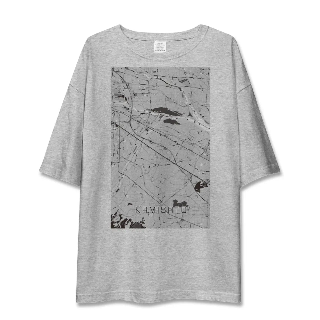 【上里(埼玉県)】地図柄ビッグシルエットTシャツ