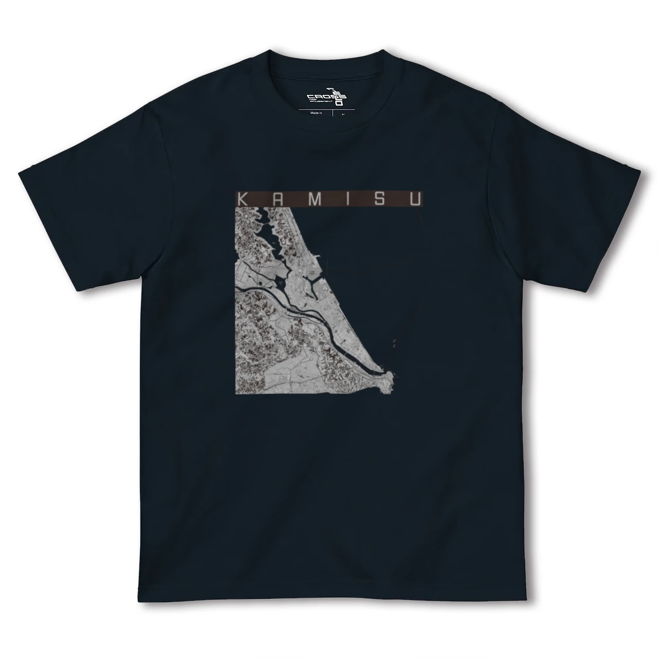 【神栖2(茨城県)】地図柄ヘビーウェイトTシャツ