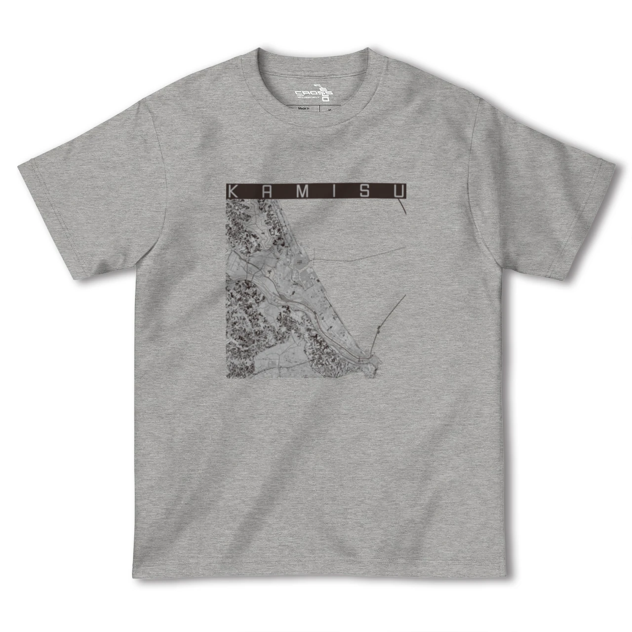 【神栖2(茨城県)】地図柄ヘビーウェイトTシャツ