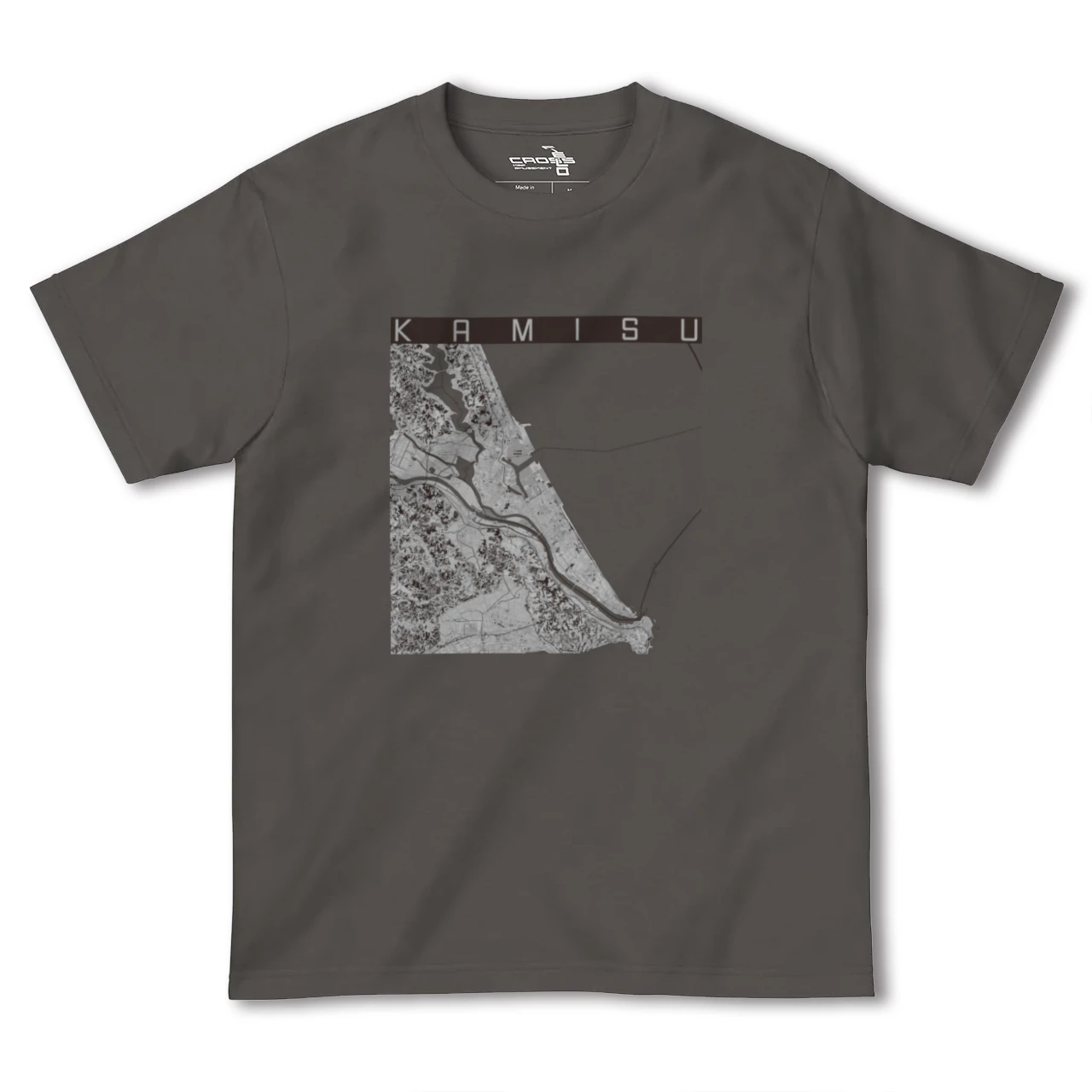 【神栖2(茨城県)】地図柄ヘビーウェイトTシャツ