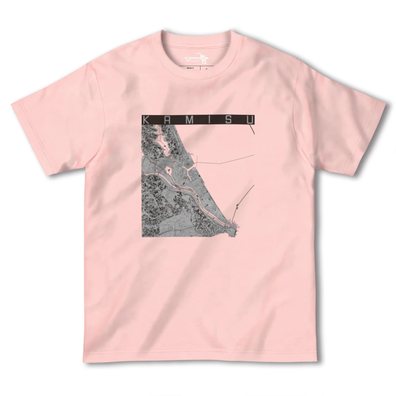 【神栖2(茨城県)】地図柄ヘビーウェイトTシャツ