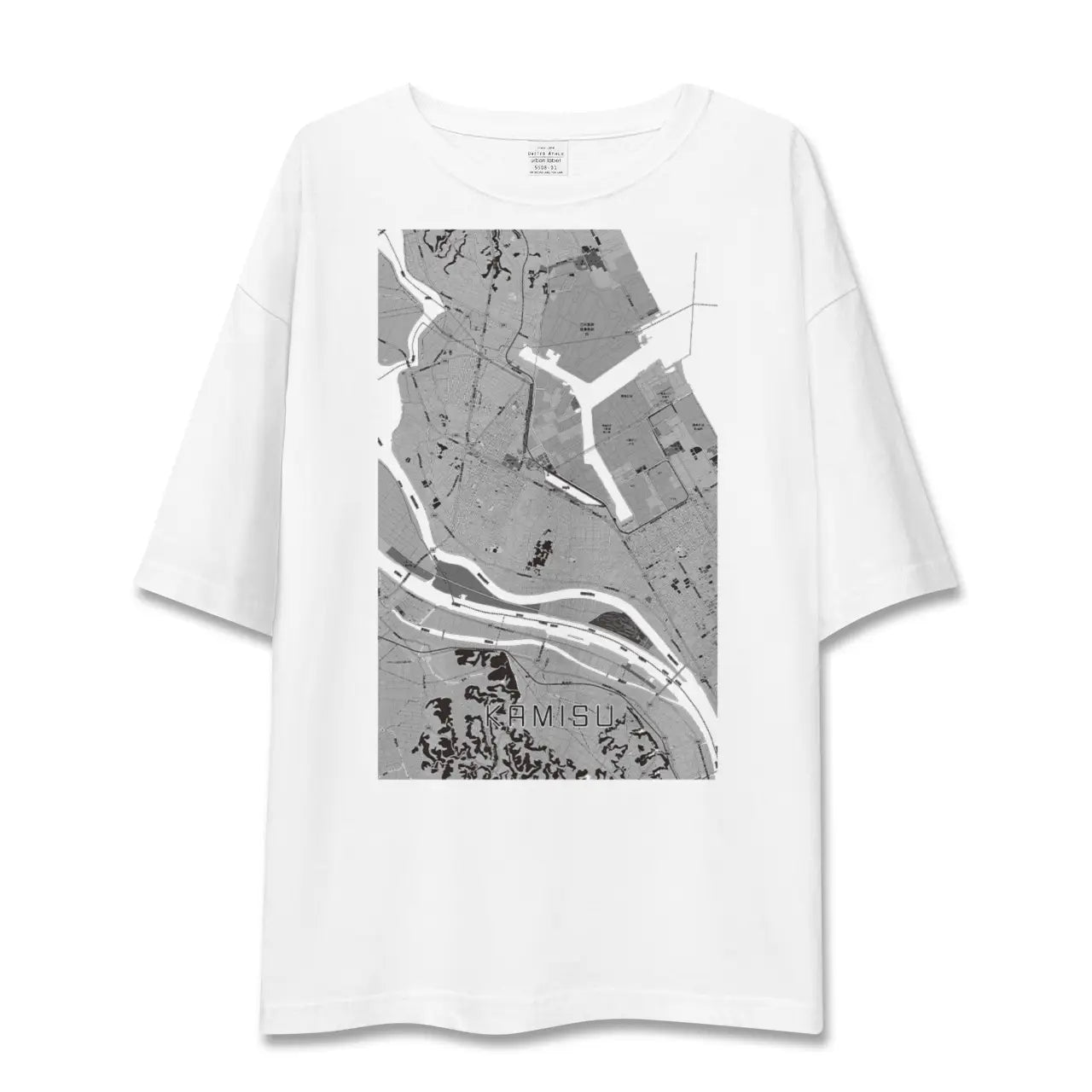 【神栖(茨城県)】地図柄ビッグシルエットTシャツ