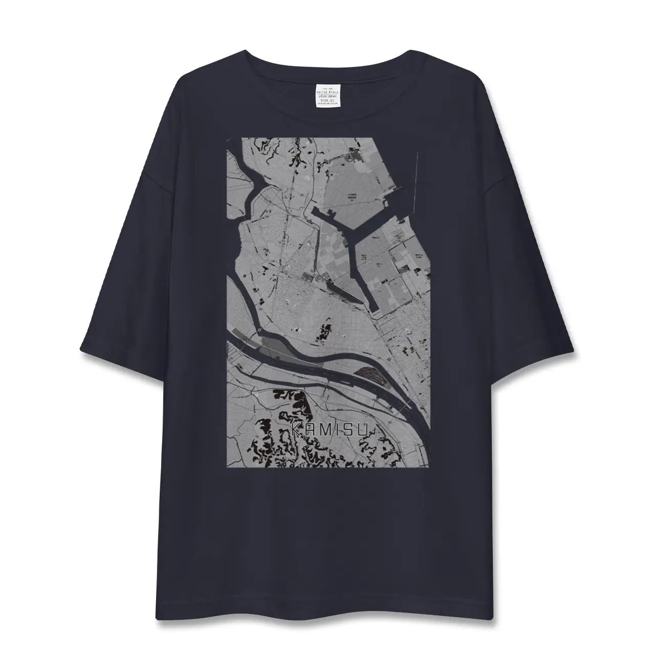 【神栖(茨城県)】地図柄ビッグシルエットTシャツ