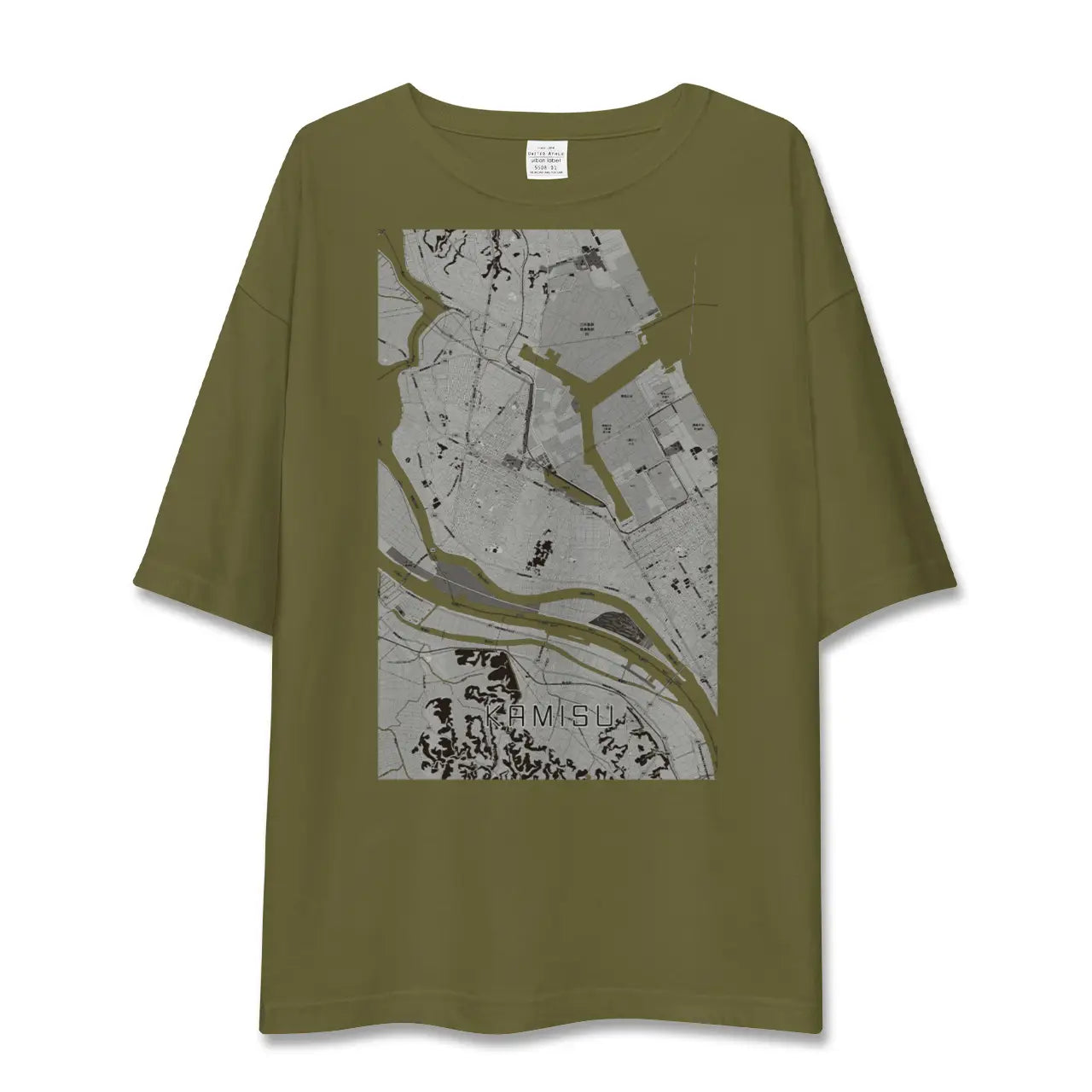 【神栖(茨城県)】地図柄ビッグシルエットTシャツ
