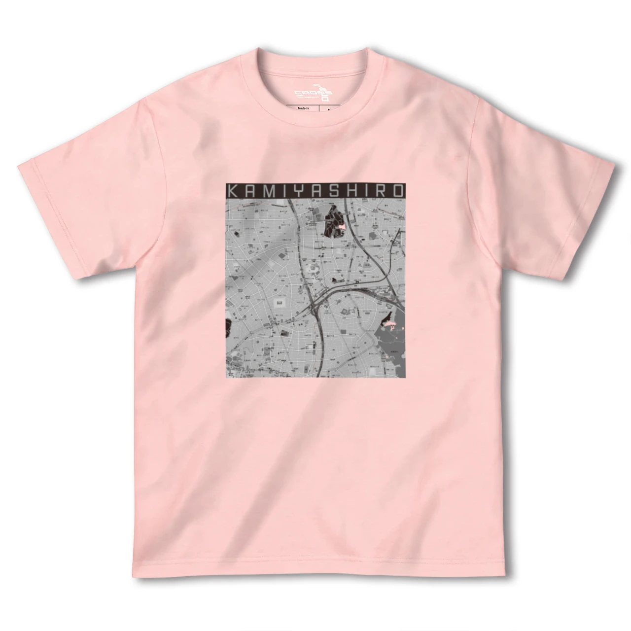 【上社(愛知県)】地図柄ヘビーウェイトTシャツ
