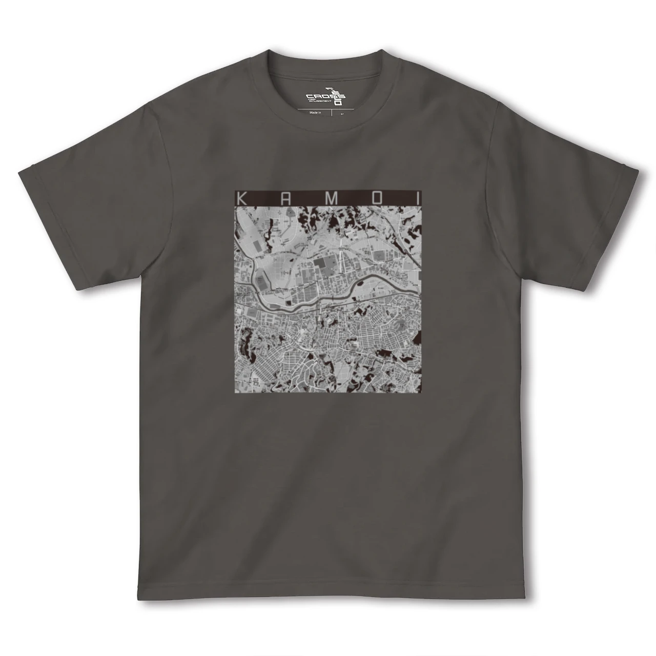【鴨居(神奈川県)】地図柄ヘビーウェイトTシャツ