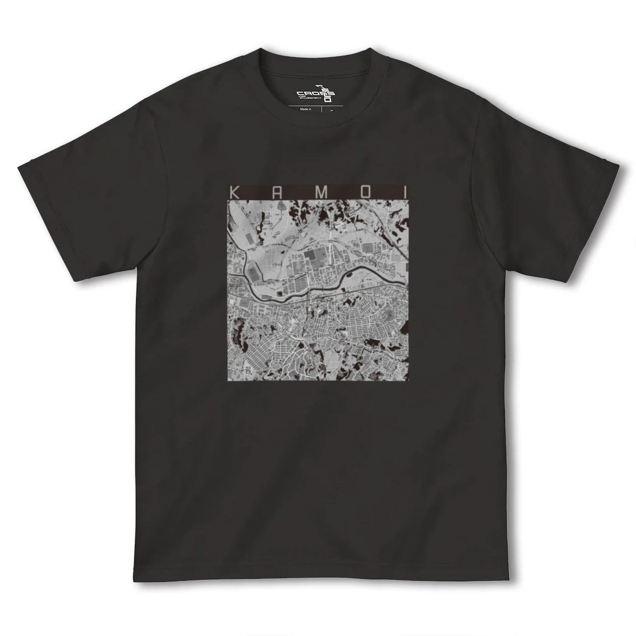 【鴨居(神奈川県)】地図柄ヘビーウェイトTシャツ