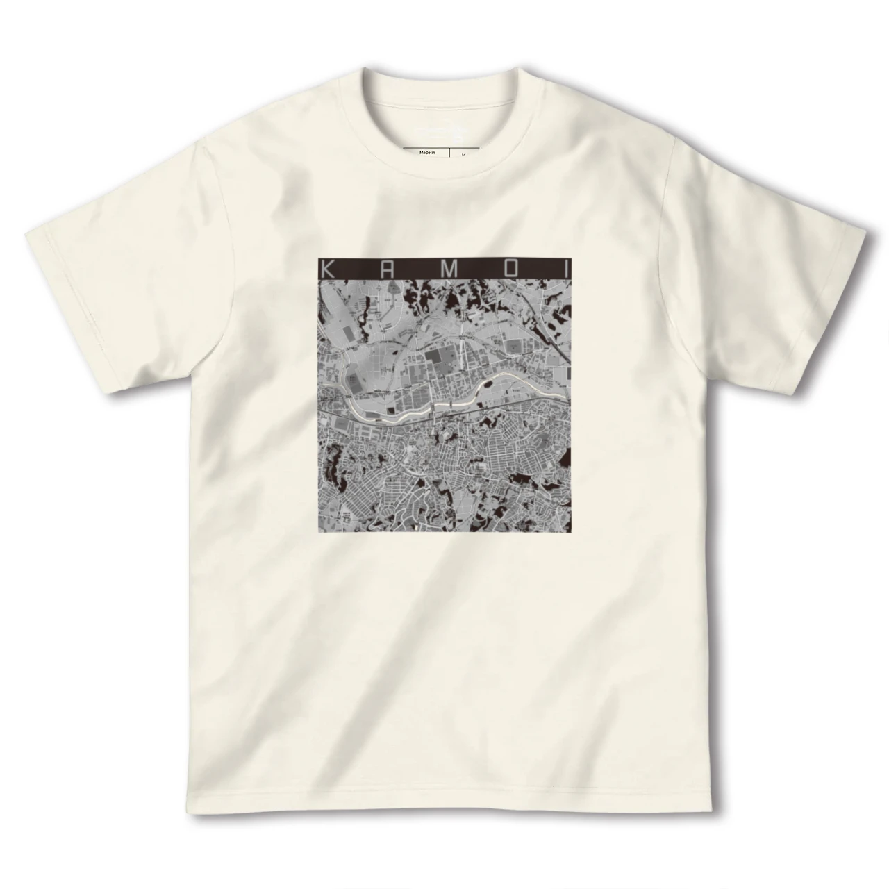 【鴨居(神奈川県)】地図柄ヘビーウェイトTシャツ