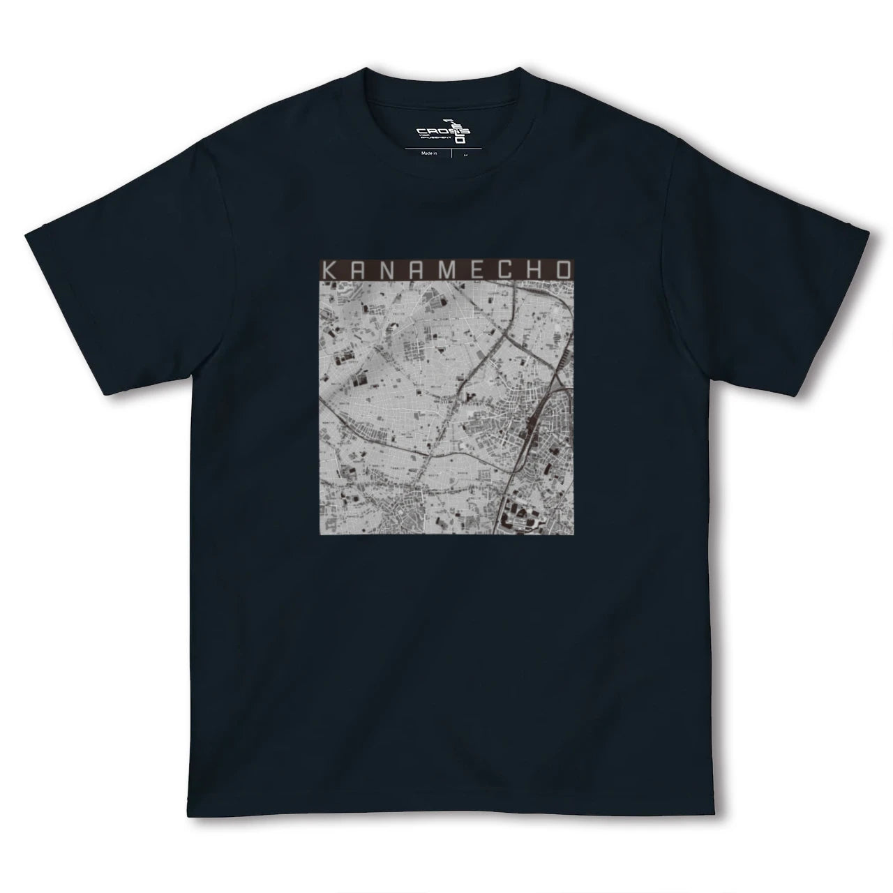【要町(東京都)】地図柄ヘビーウェイトTシャツ