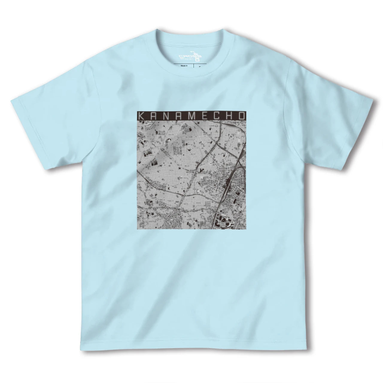 【要町(東京都)】地図柄ヘビーウェイトTシャツ