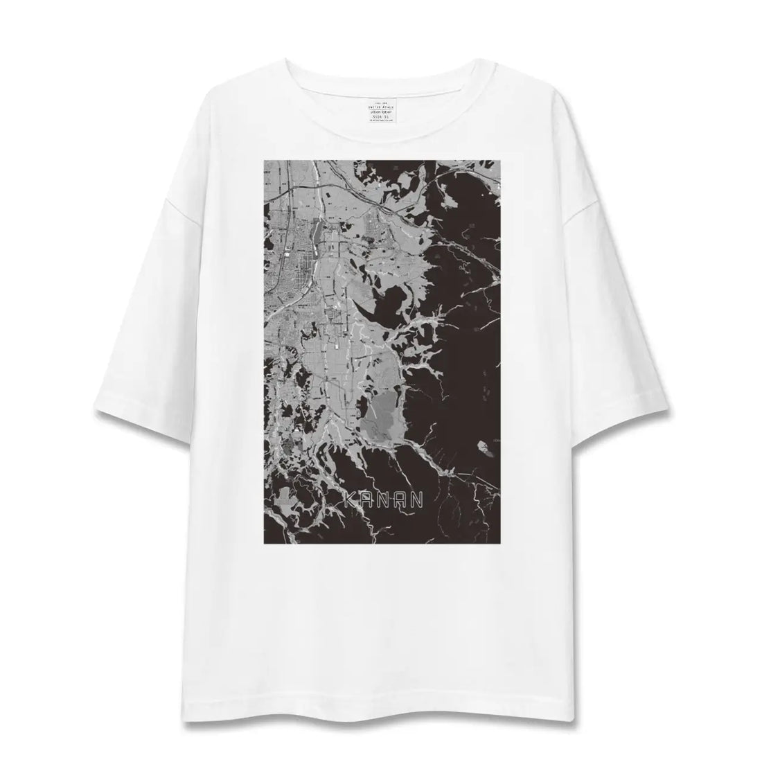 【河南(大阪府)】地図柄ビッグシルエットTシャツ