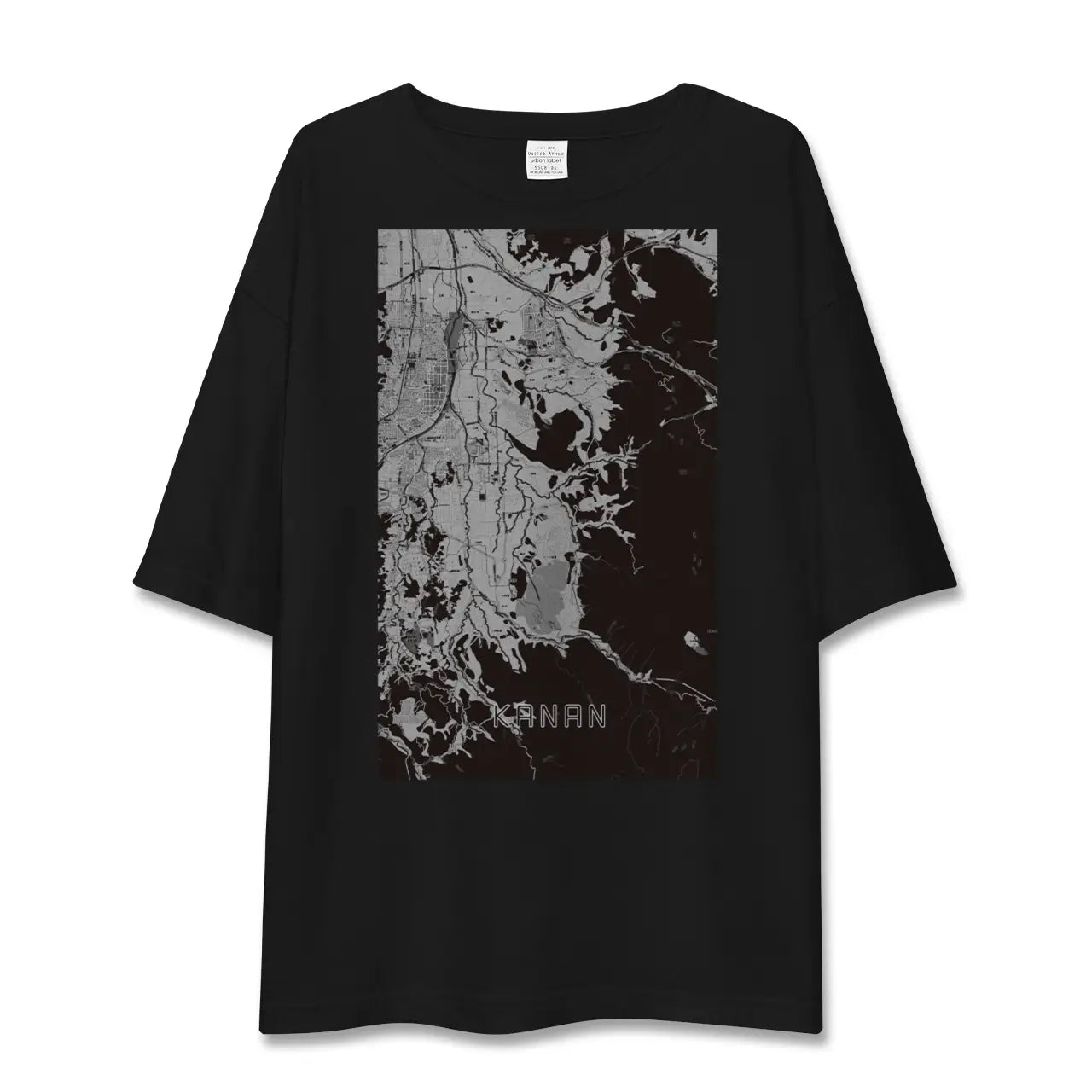 【河南(大阪府)】地図柄ビッグシルエットTシャツ