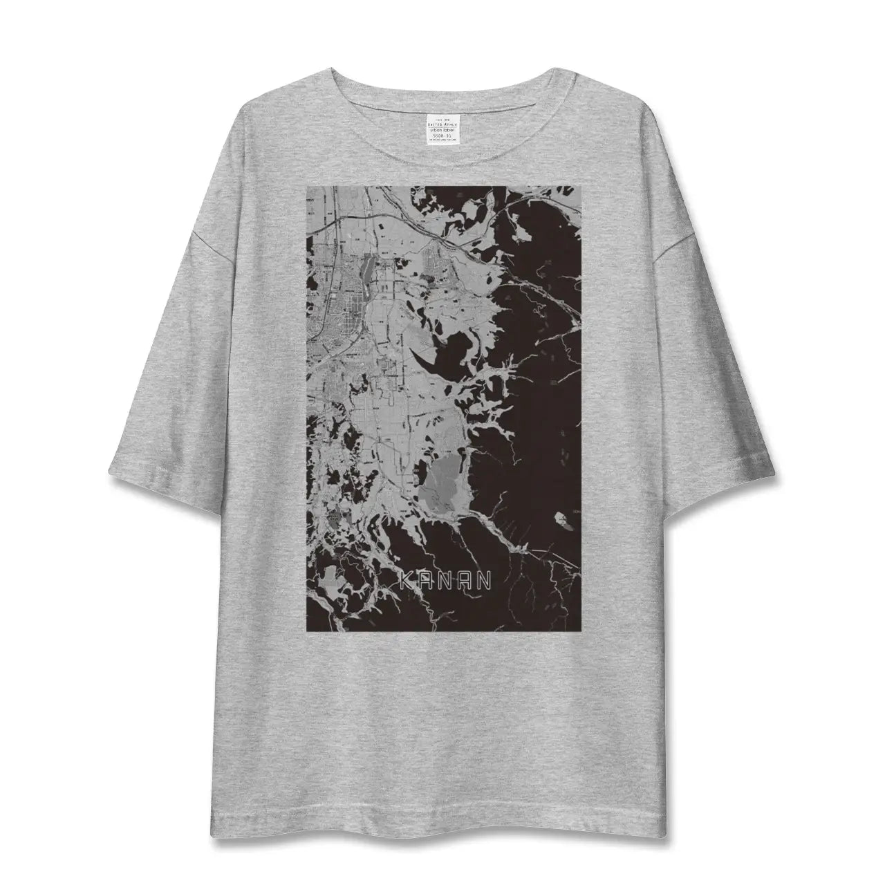 【河南(大阪府)】地図柄ビッグシルエットTシャツ