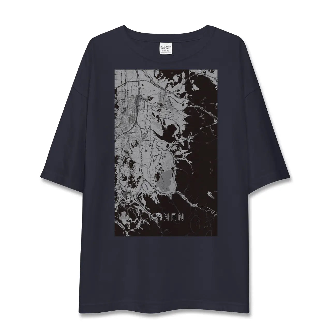 【河南(大阪府)】地図柄ビッグシルエットTシャツ