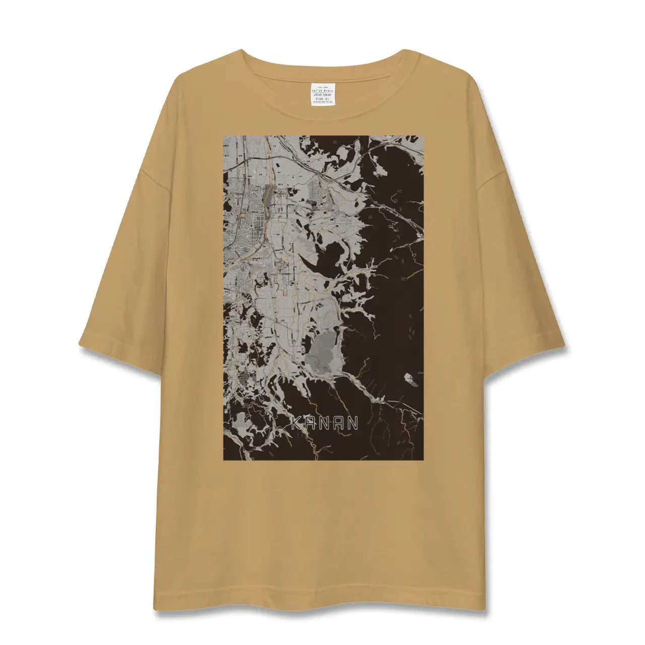 【河南(大阪府)】地図柄ビッグシルエットTシャツ